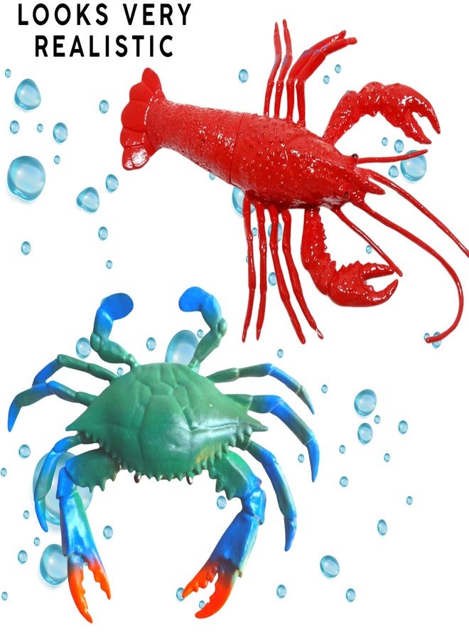 Mallexo مجموعة ألعاب حيوانات المحيط من ماليكسو للأطفال (بنين وبنات) - 24 قطعة - حيوانات بحرية مائية - هدايا عيد ميلاد - ألعاب شخصيات متعددة الألوان - ألعاب مخلوقات بحرية - قنديل البحر - أخطبوط - وغيرها - أحجام صغيرة ومتوسطة - Image 4